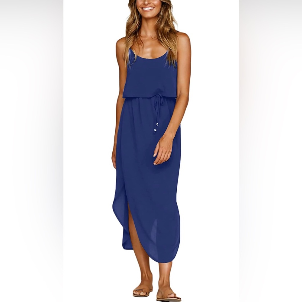 NWT lightweight asymmetrical hem dress